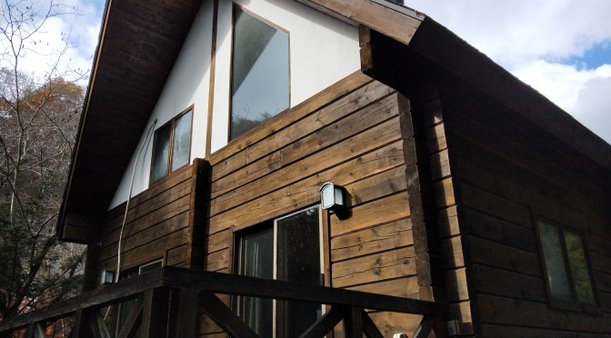 都留に2軒目のログハウス！